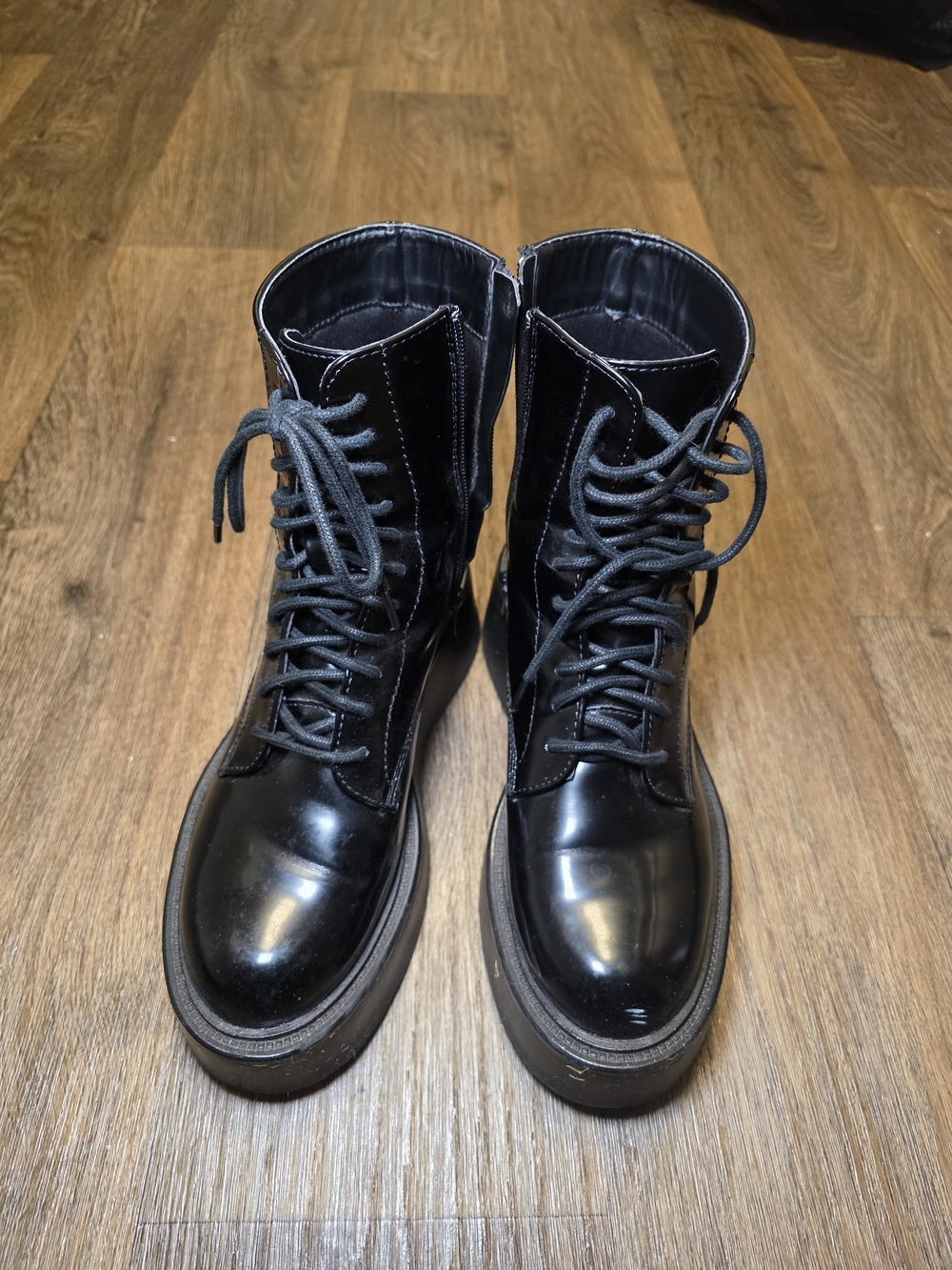 Madden Girl Lace-Up Combat Boots